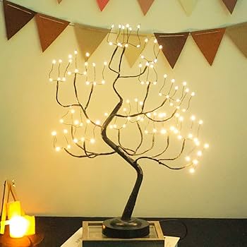 Amazon.co.jp : FUCHSUN 108 LED 卓上ツリーライト 20インチ