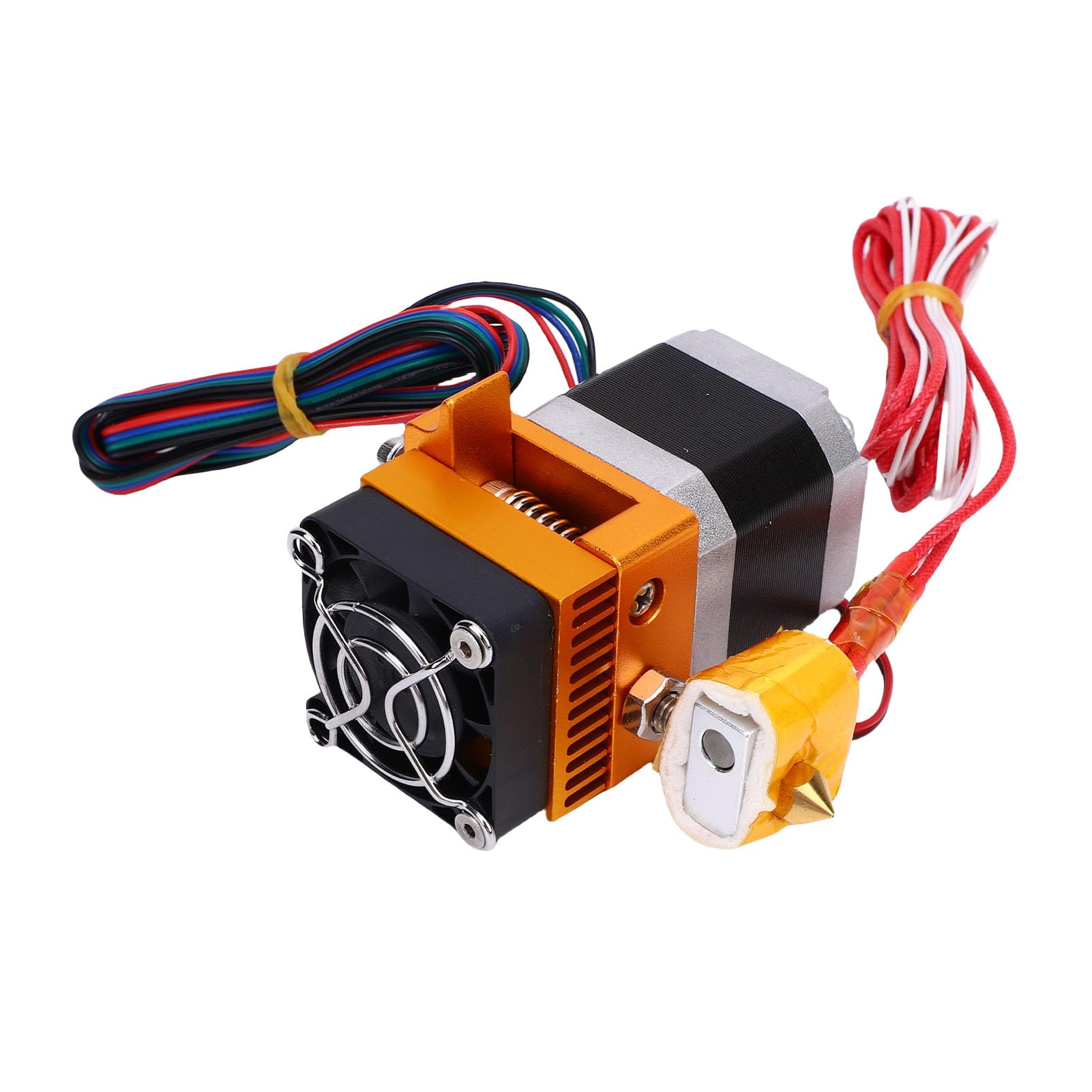 Kit hotend estrusore MK8 Sostituzione Motore potente Isolamento premium Riscaldamento rapido per stampante 3D Prusa I3 Ottone Lega di alluminio CHB0005 [Kit estrusore stampante 3D]