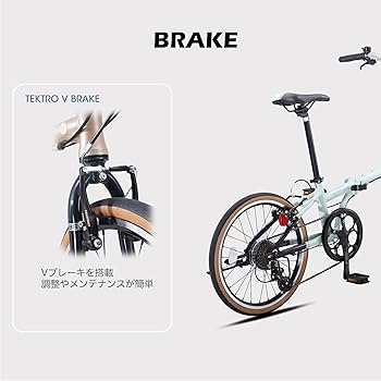 Amazon | PANTHER (パンサー) 折りたたみ式自転車 HEBE ミニベロ 外速8