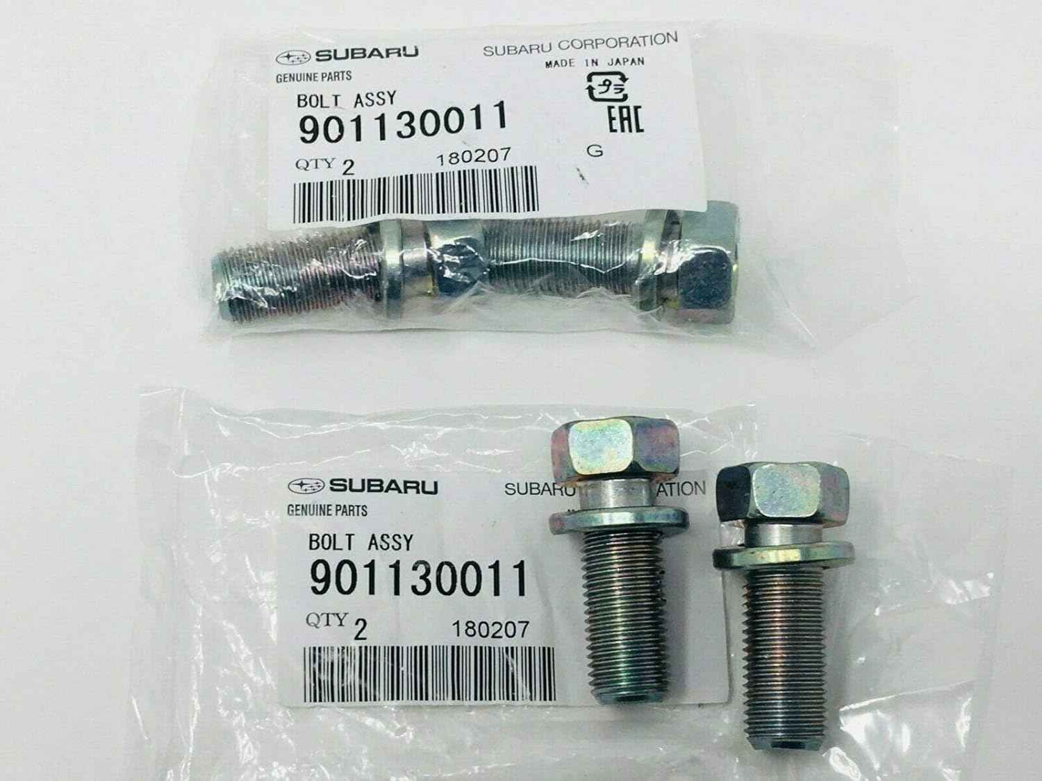 Subaru Disc Brake Caliper Bracket Mount Bolt SET OF 4