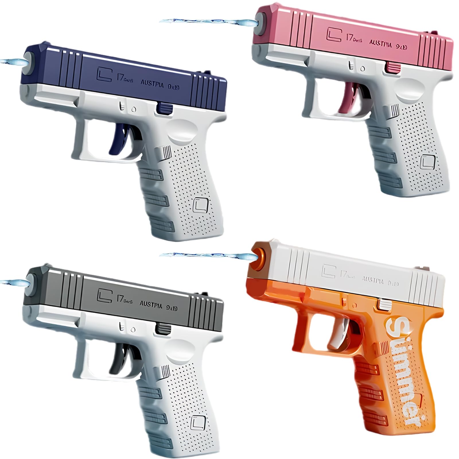 4PCS Water Pistol, Small Water Pistols, Mini Water Gun