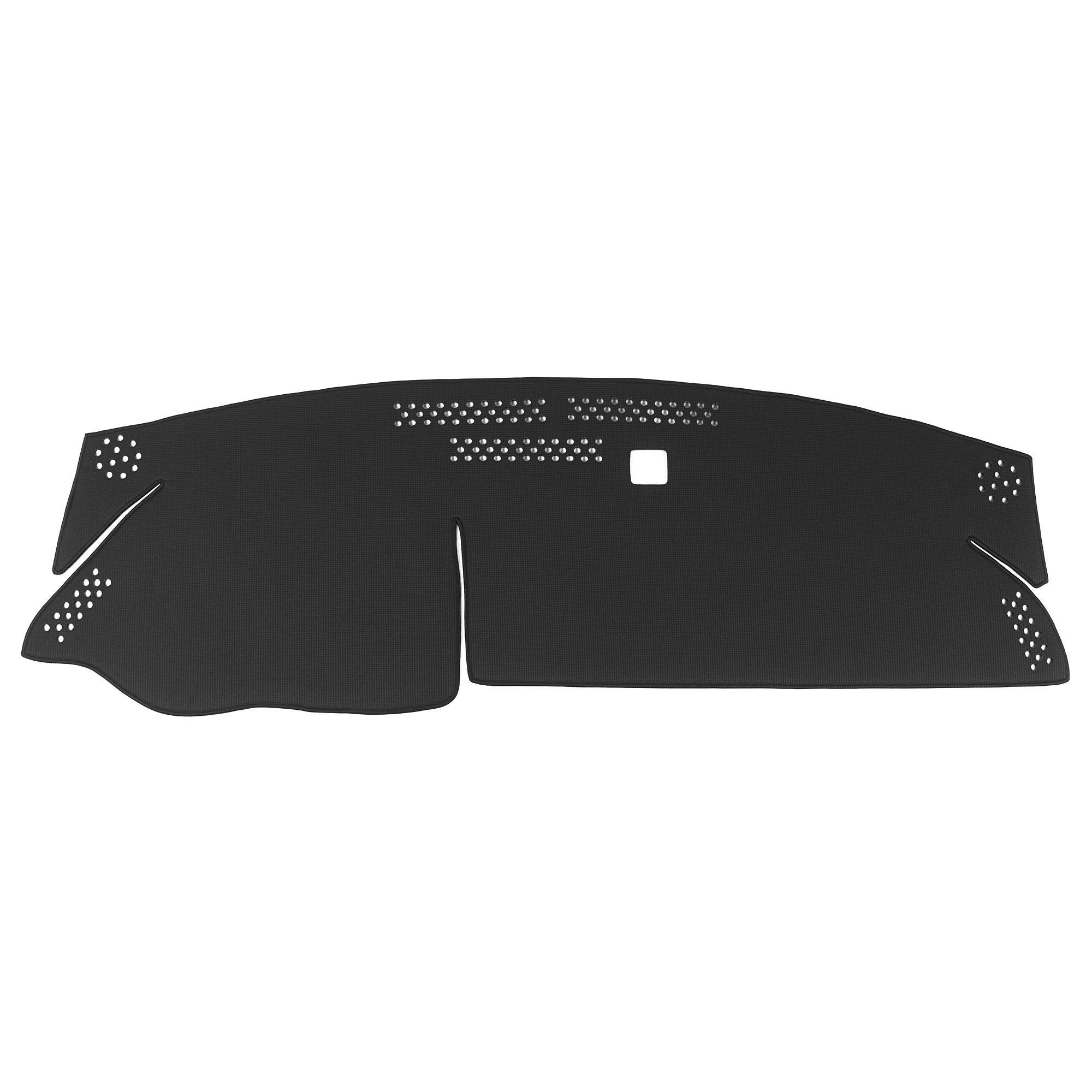 Wellvisors Black Dash Mat Dashboard Cover Compatible With Chevrolet Chevy 2016-2024 Camaro