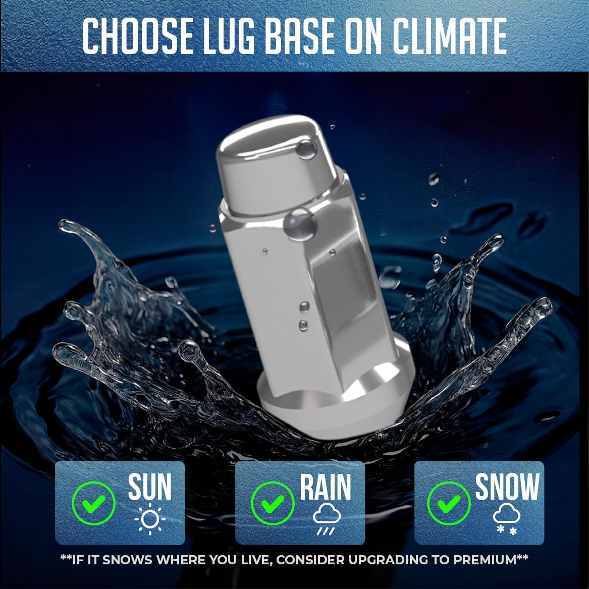 Wheel Accessories Parts Premium Spline Lug Nuts 2 Year Warranty M14x1.5 14x1.5 Thread 1.90" Long Chrome 3/4" 19mm Hex Fits Chevy Silverado 1500 Ford F-150 GMC Sierra 1500 RAM 1500