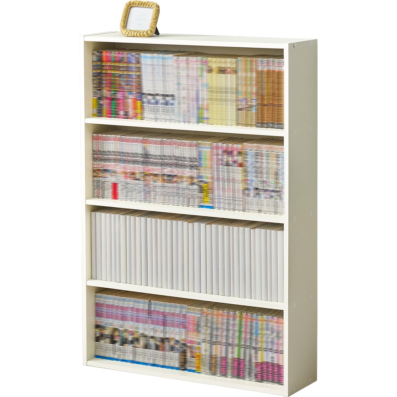 Amazon｜萩原 本棚 コミックラック スリム 【 コミック 約156冊