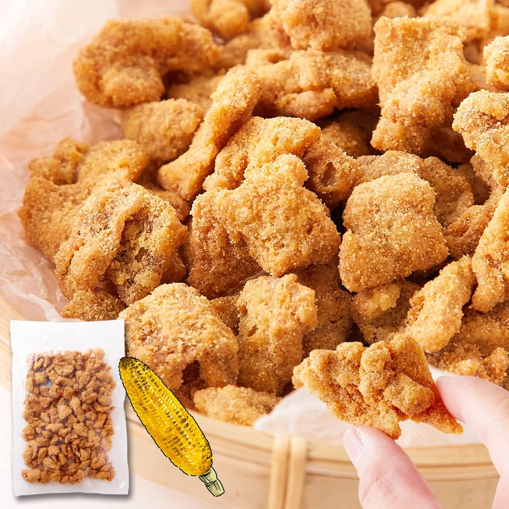 Natural Life Snacks Chicken Skin, Grilled Corn Flavor, 7.1 oz (200 g), Domestically Produced, Snacks, Delicates, Chips, Crispy, Juicy, Deep-fried, Large Capacity, Value, Commercial Use, Addictive