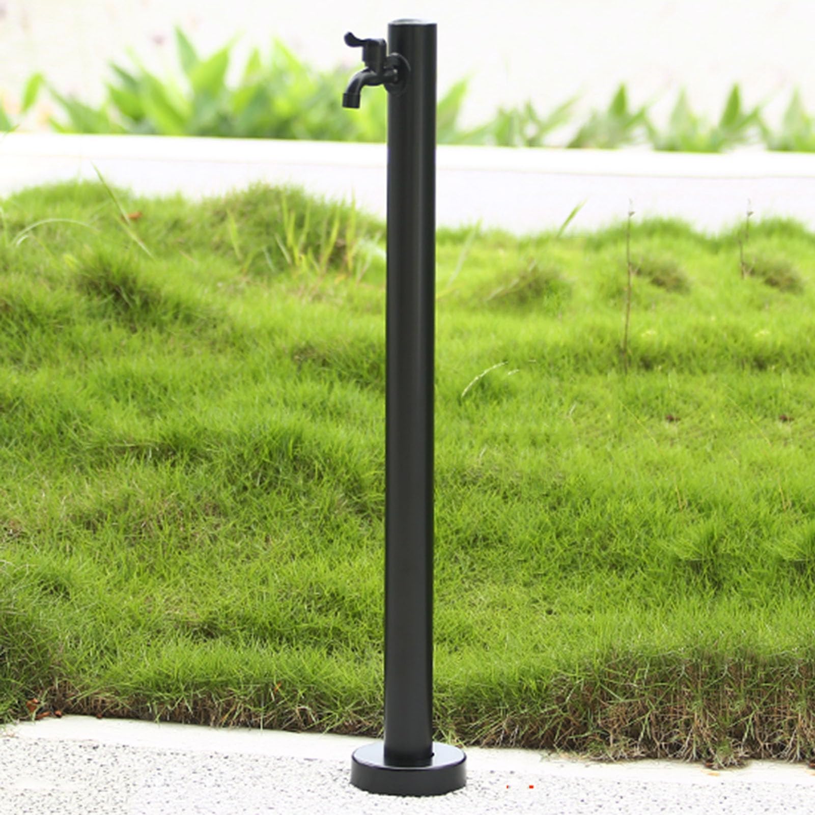 ZYCHSJXA Outdoor Vertical Garden Water Column Square Hose Stand with Faucet Decorative Fountain Dispenser for Patio Backyard Lawn Stylish Feature Exterior Spaces