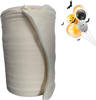 Decoração de teia de aranha, Teia de aranha gigante realista para fora de casa, Corte sua própria teia de aranha falsa de gaze, teia de aranha grande de 13,12 pés para fora da casa Hunya