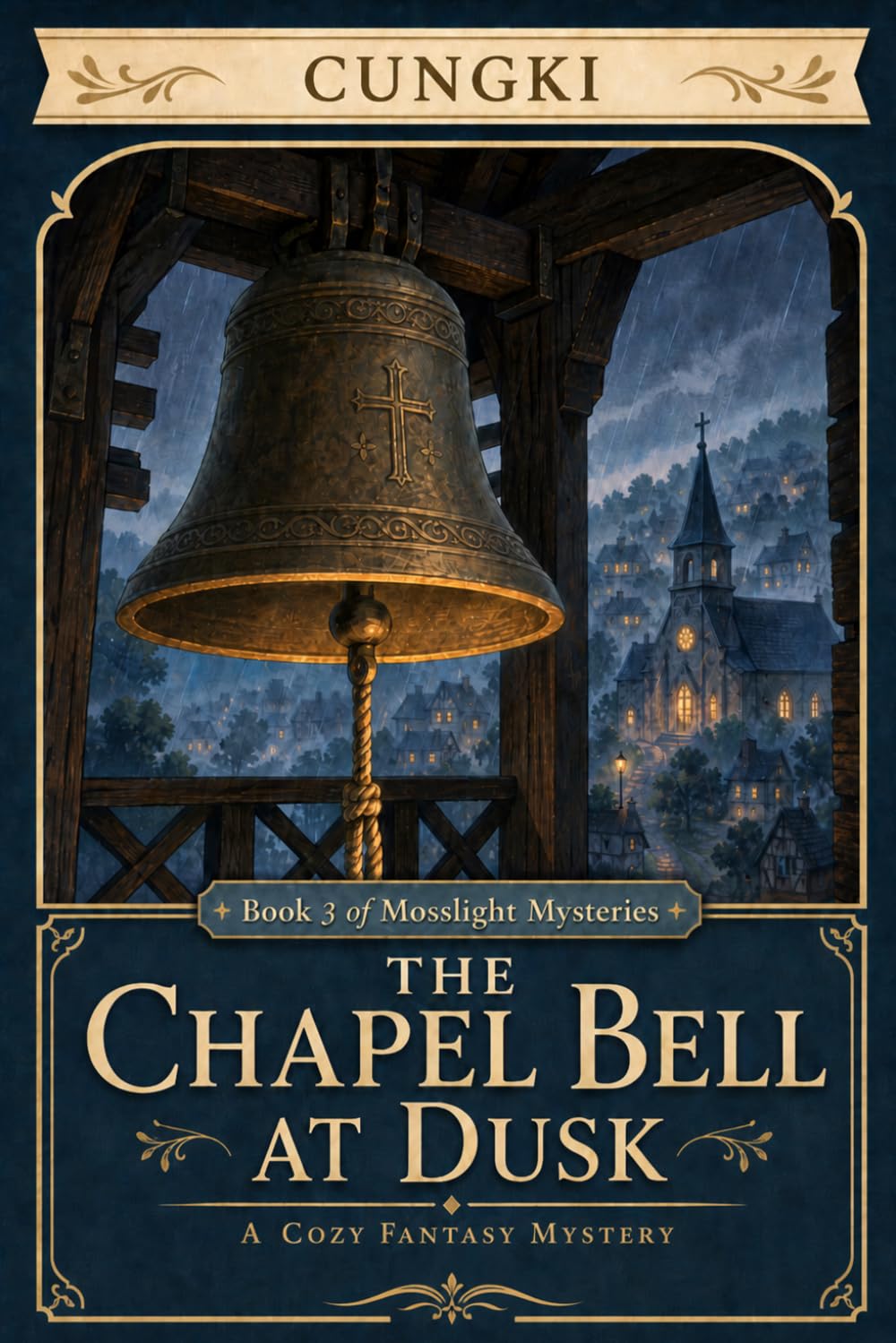 The Chapel Bell at Dusk: A Cozy Fantasy Mystery (Mosslight Mysteries : Tales of a Retired Arch-Elf and Her Tiny Demon King)