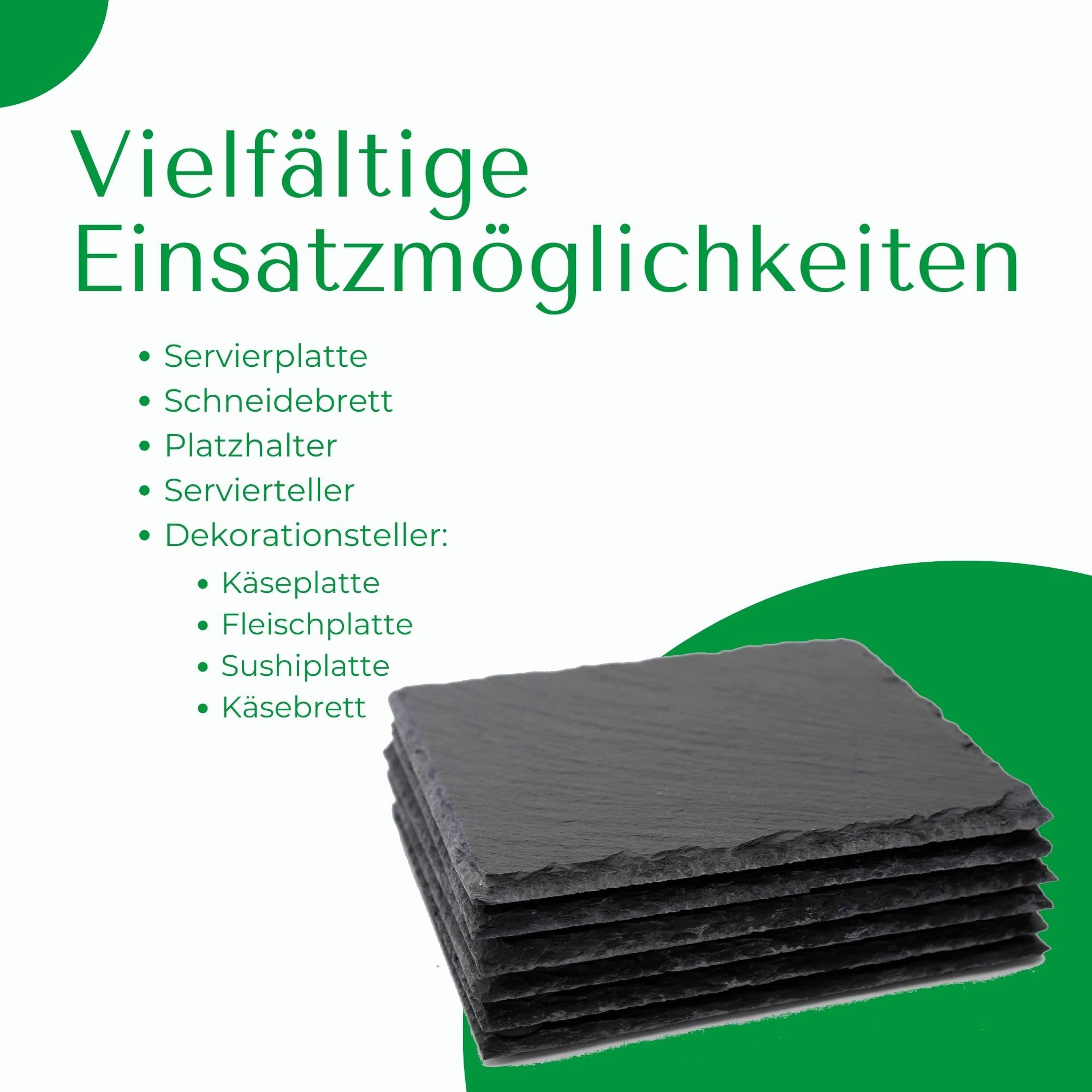 Onderzetters voor glazen - 4x stuks - rond - Leisteen - 10 x 0.8 cm