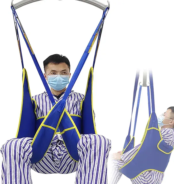 Arnés para Grúas Cambia Pañales: Paciente Grúa Levanta Personas Mayores Discapacitadas