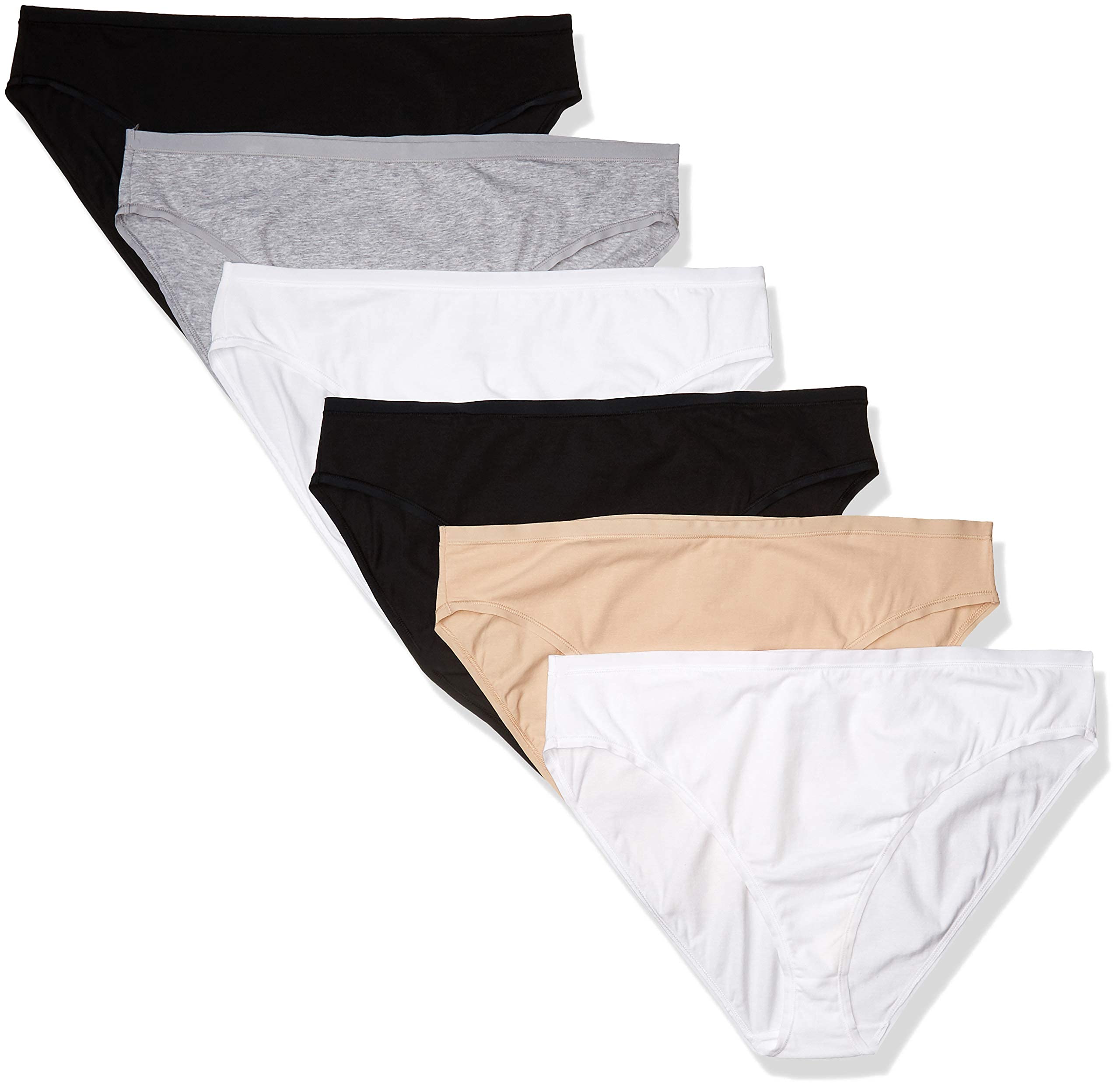 Amazon Essentials Women's Cotton Spandex High Leg Brief Underwear, Breathable