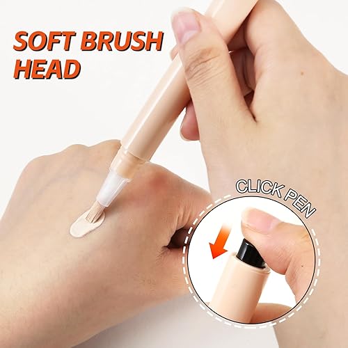 Concealer Pencil for Under Eye, Lightweight Concealer Stick, Full Coverage Acne and Freckles, Create a Hydrating Natural Matte Face Makeup（Ivory Glow）(#02Warm Beige,1 Count (Pack of 1))
