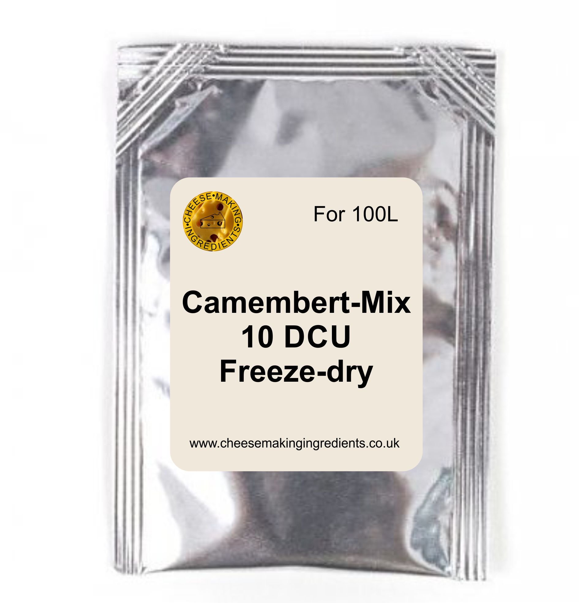 Camembert Mix 10 D Direct set freeze dried cheese cultures for 100 L milk