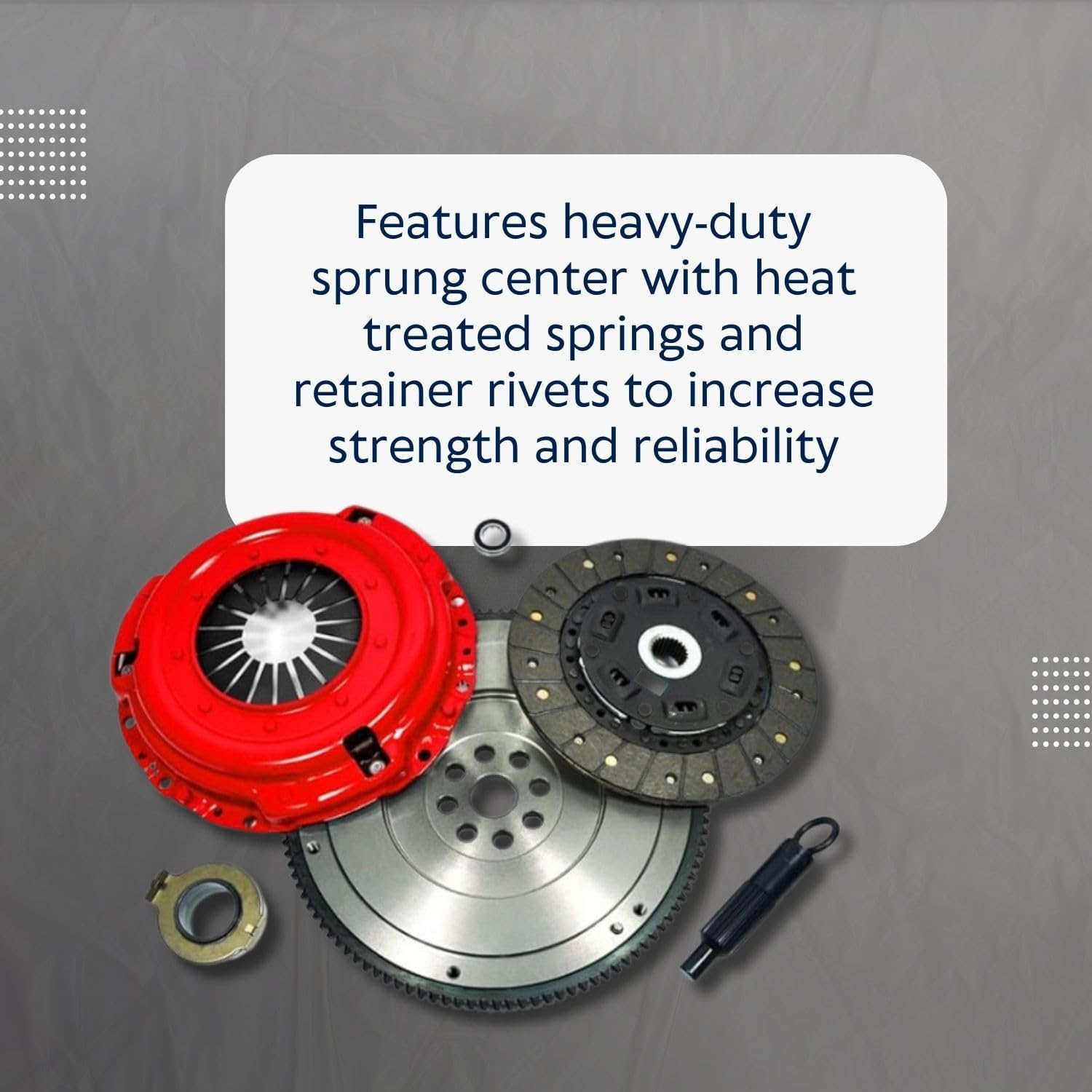 EFT Stage 2 Clutch Kit With HD Flywheel for 1992-05 Honda Civic Del Sol D15 D16 D17 SOHC - Heavy-Duty Performance Upgrade With Smooth Engagement & Enhanced Durability - Offers 12 Month Brand Warranty