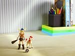 Dungeons & Dragons Cartoon Classics 6-Inch-Scale Bobby & Uni 2-Pack Action Figures, D&D 80s Cartoon, Includes d12 from Exclusive D&D Dice Set