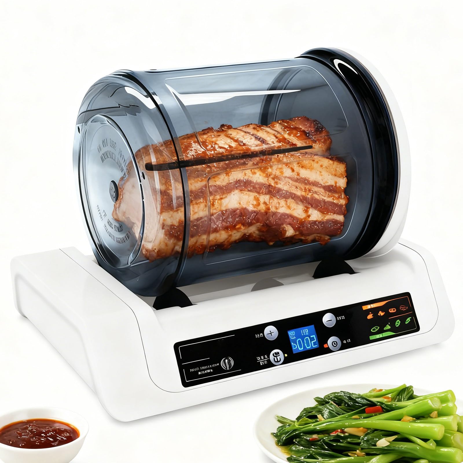 Marinador comercial para carne – 5 L para marinar carne eficiente, perfecto para cocinar en casa y juntas de hamburguesas