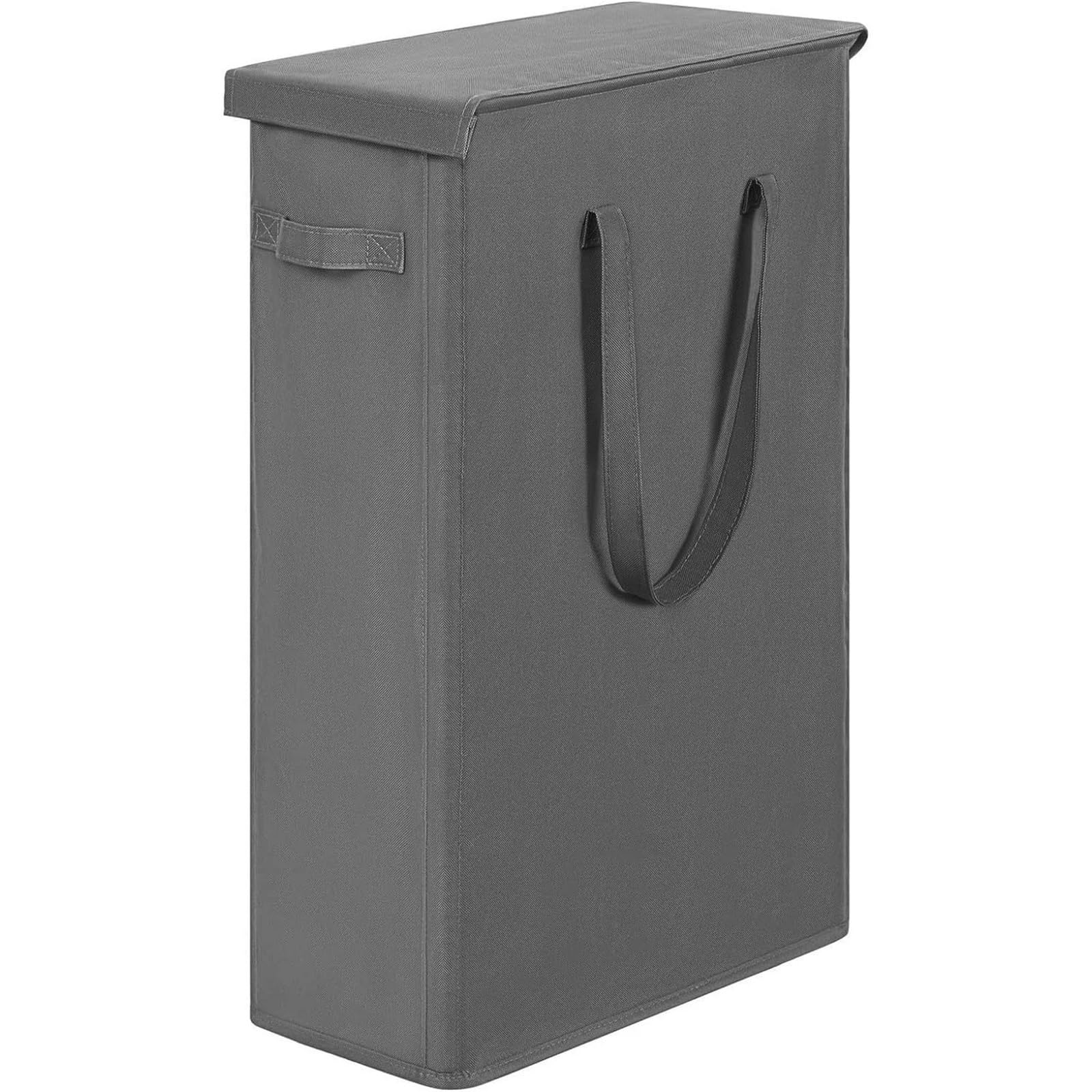1PCS Laundry Basket With Wheels And Lid,Closed Hamper,Suitable For Bedrooms,Bathtubs,Dormitories for Hotel Home(41x22x70cm gray)