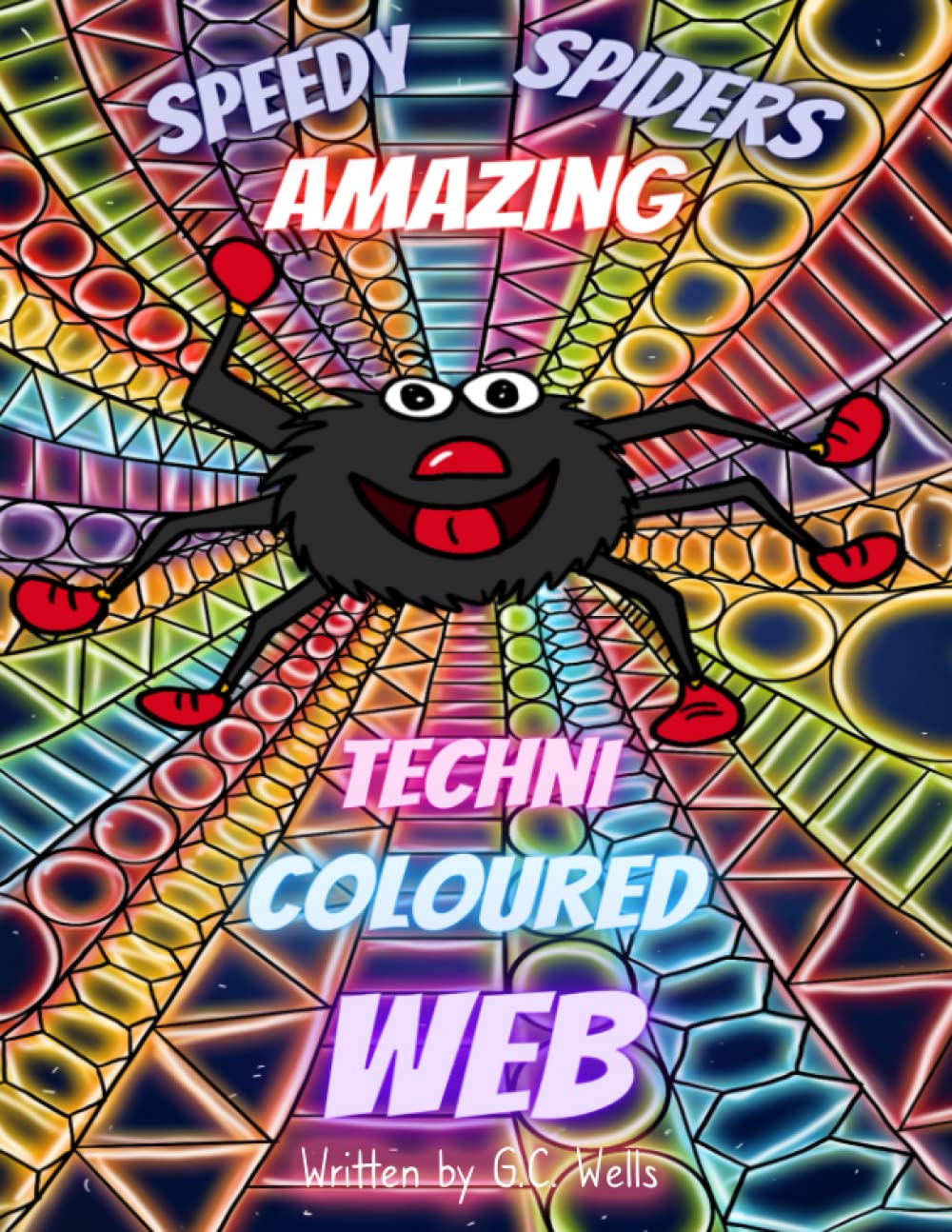 speedy spiders amazing techni coloured web