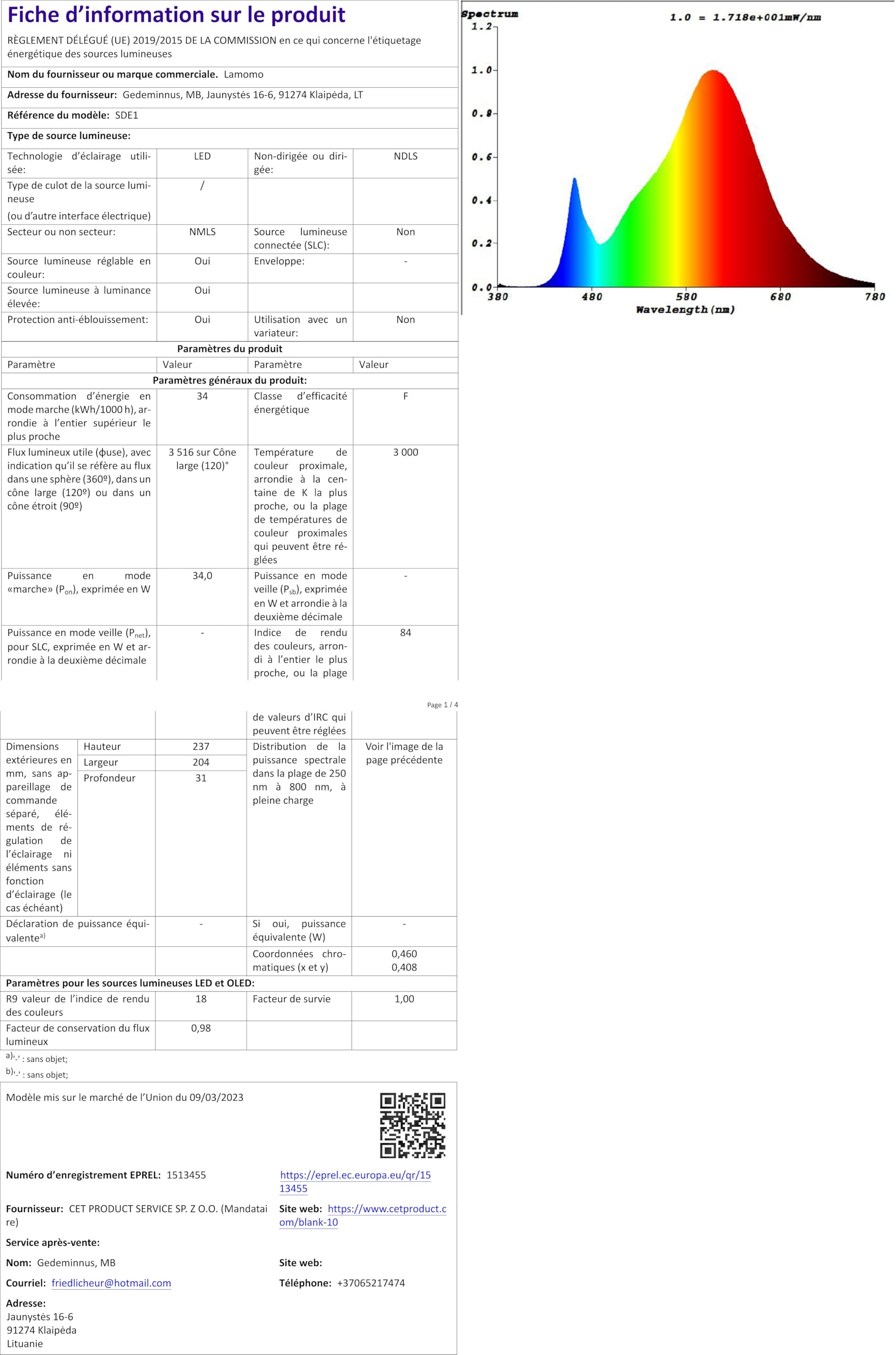 Ruban LED Extérieur 5m IP65 - Blanc Chaud 3000K - 120 LEDs/m - 12V - Neuf