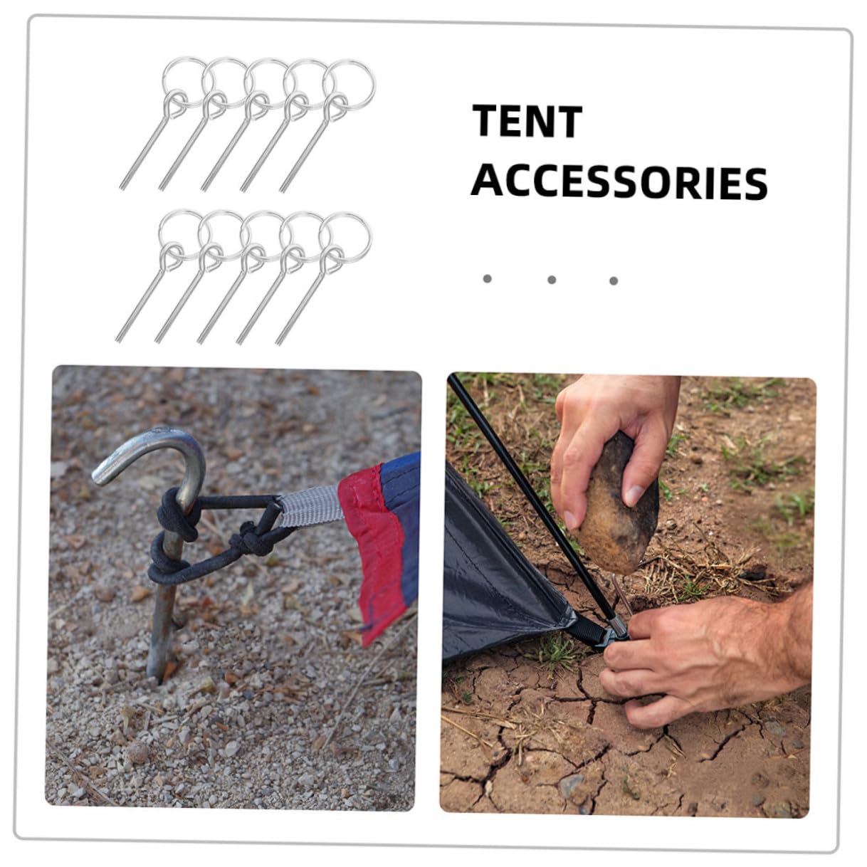 40 Pièces Connecteurs de Poteaux de Tente Ultralégers avec Anneaux et Épingles Kit de Réparation Polyvalent pour Camping Randonnée et Voyage Compatible Universellement