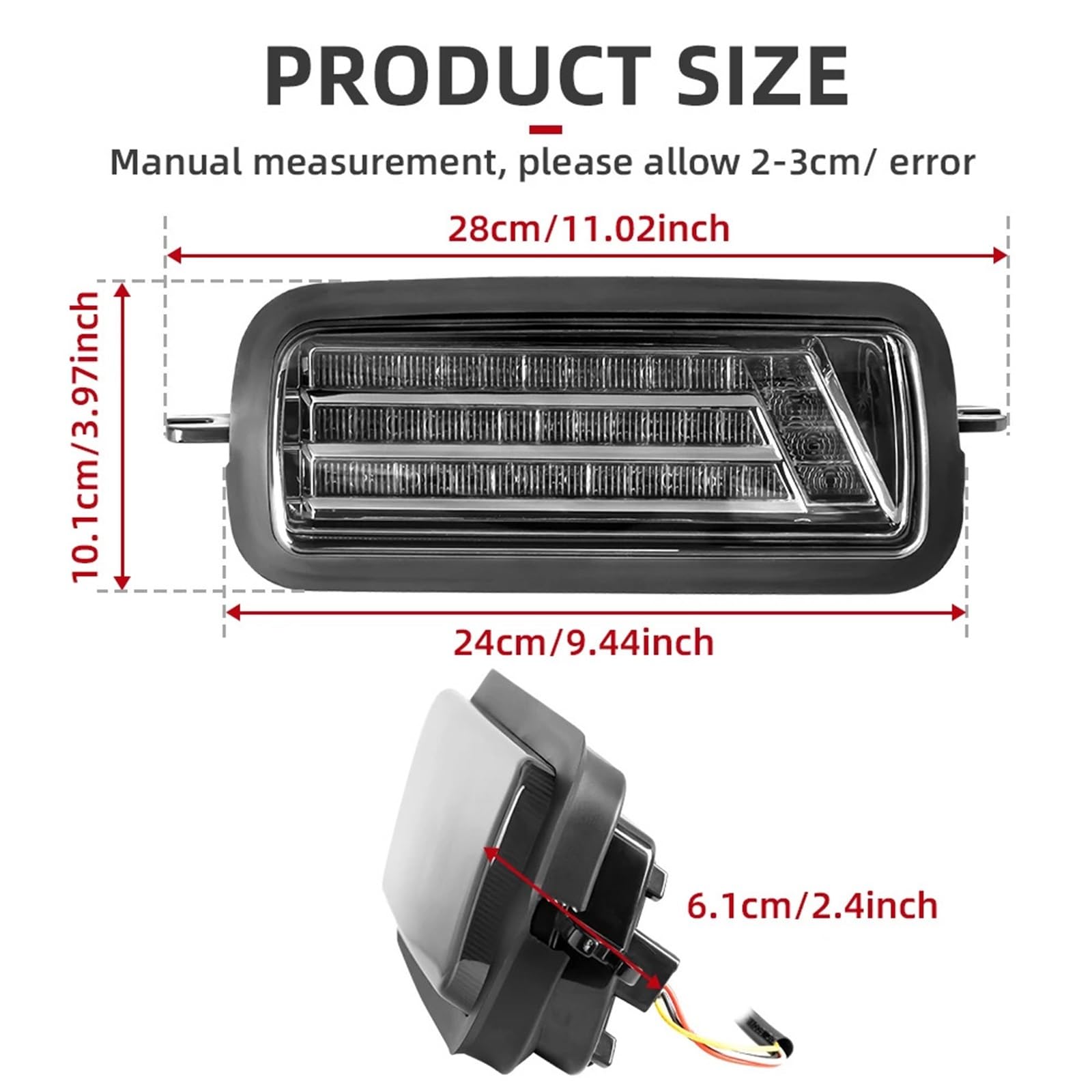 fari anteriori auto Adatto per Lada Niva 4x4 Car Styling Luci diurne a LED Luci di marcia diurna Segnale freno Accessori Faro anteriore per auto(Light C)