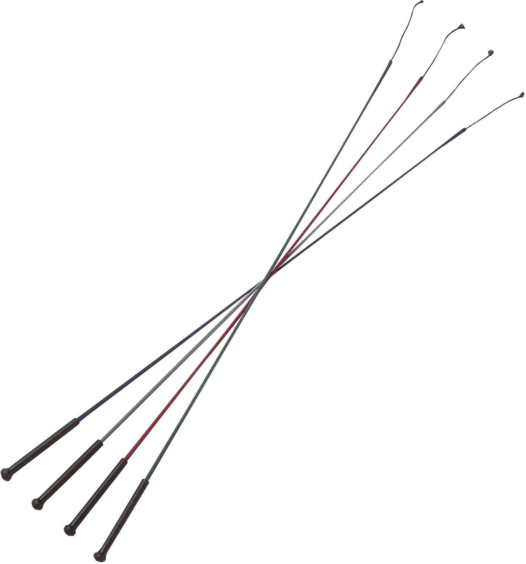 Whip & Go Fusta de doma 120 cm gris
