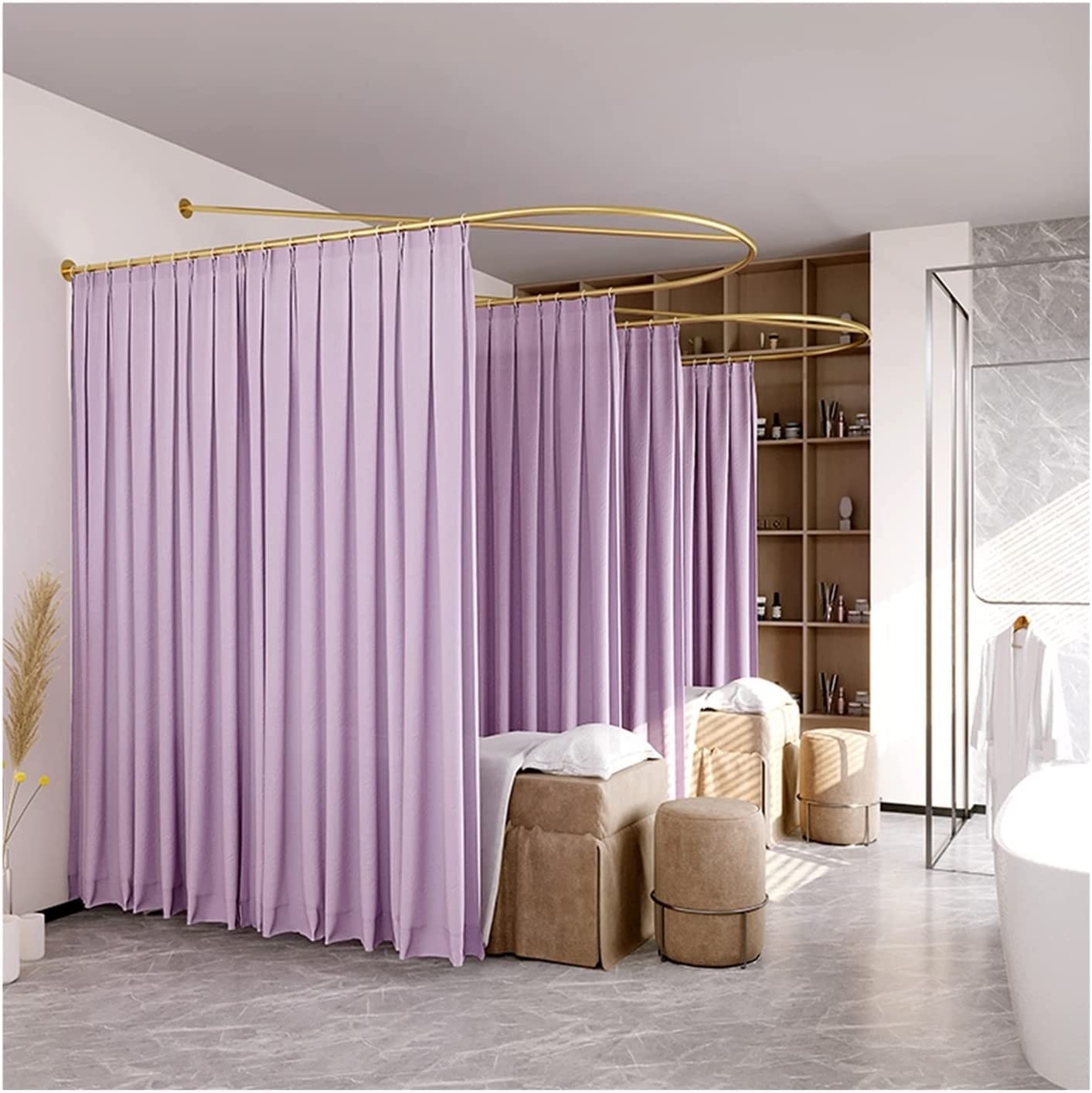 Vestiaire mobile cabine essayage en U solution espace de vente détail