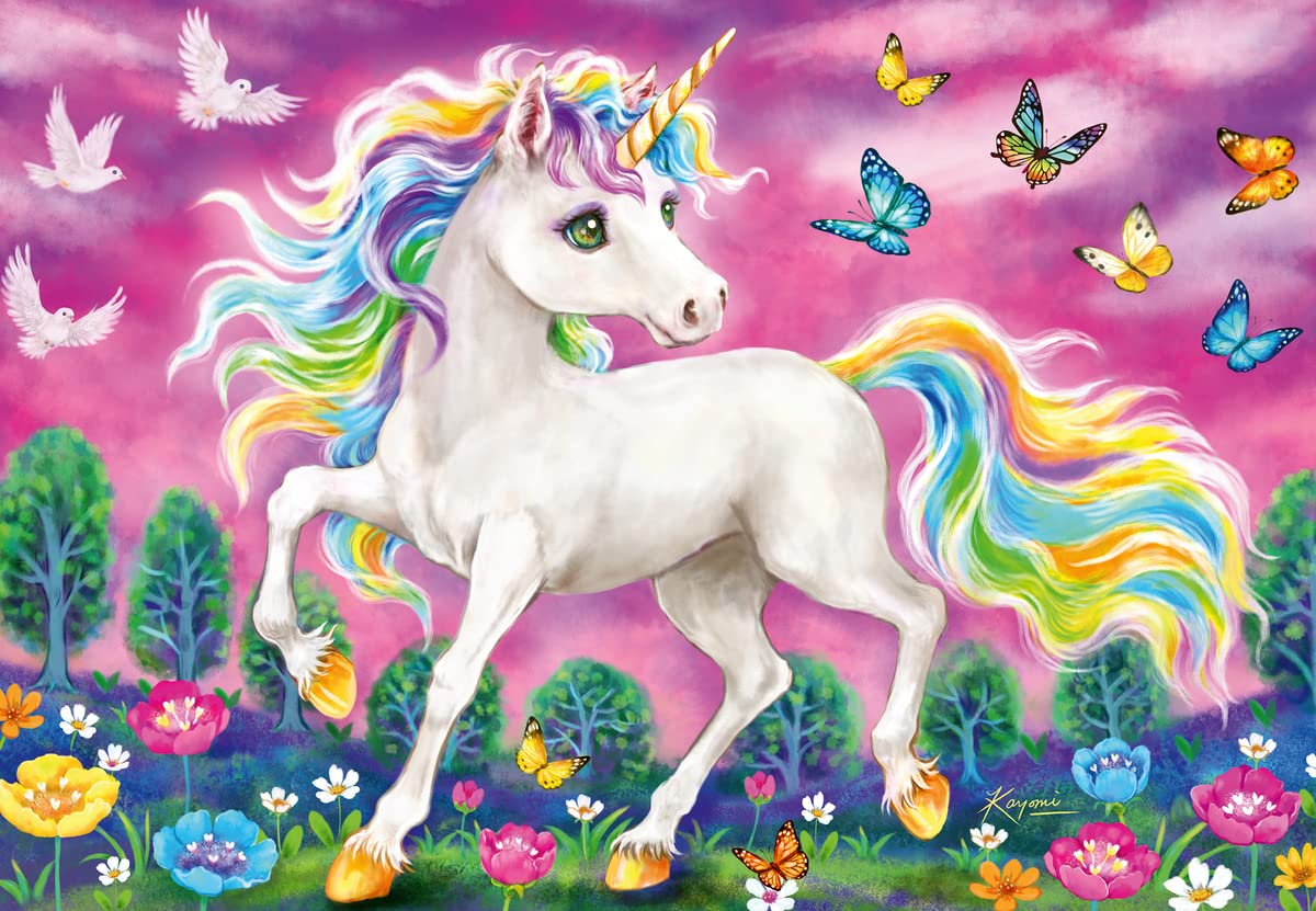 New ♥︎︎∗︎*゜ unicorn（ユニコーン） Amazon.com: Ravensburger Unicorn and Pegasus Jigsaw Puzzle Set for