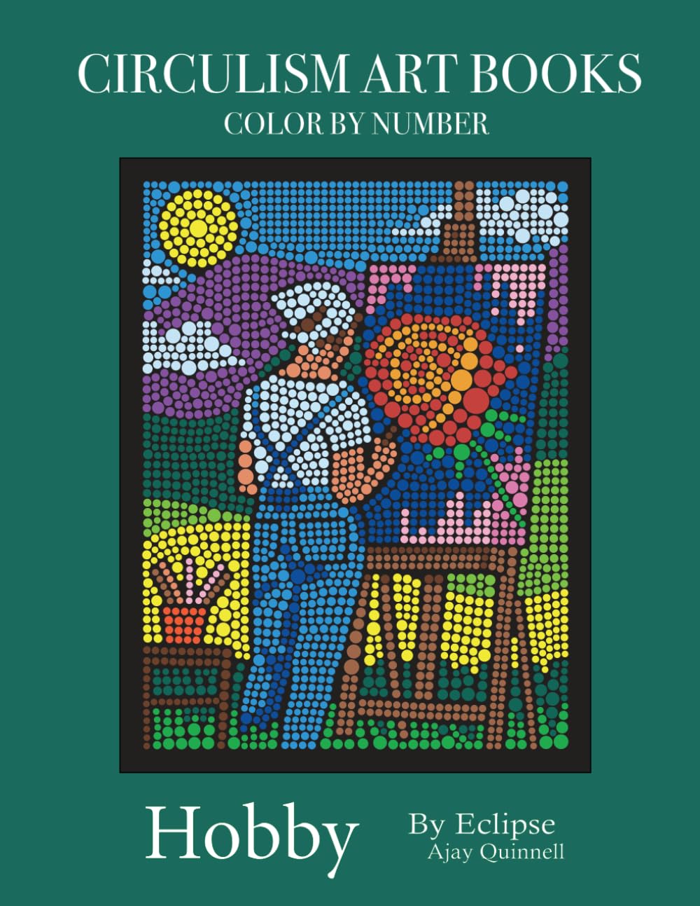 Hobby - Color By Number Circulism Book : Superior paper edition