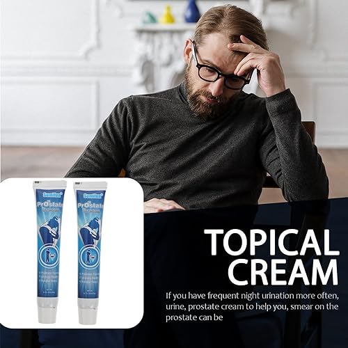 Miniatura 6 de Healifty 2 unids Prostata Crema Hombres Prostata Salud Suplemento de Salud de Orina Crema de Eliminación de Síntomas de Urgencia Removedor Blanco
