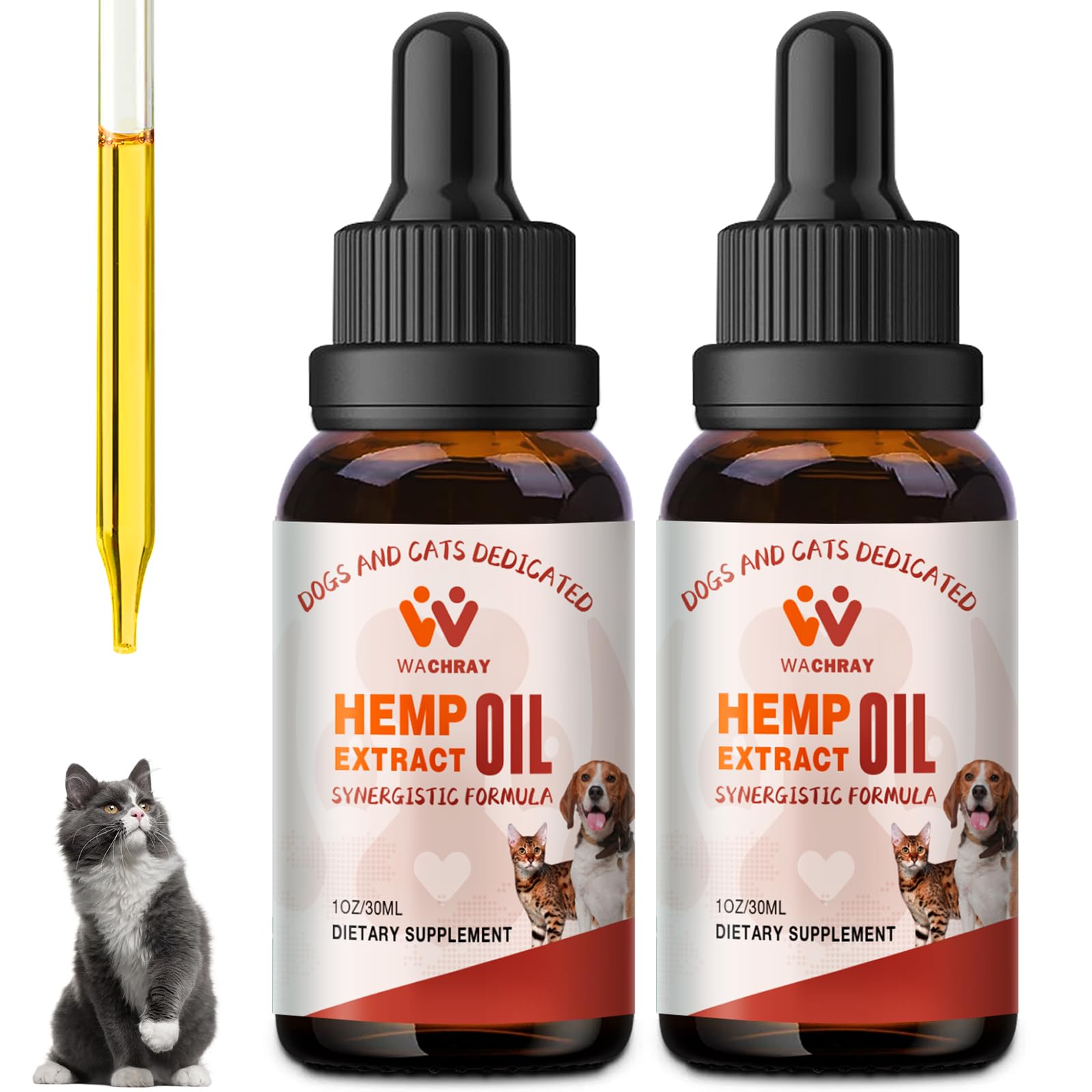 Amazon.com : WACHRAY Неmp Oil for Dogs and Cats - Calming Drops