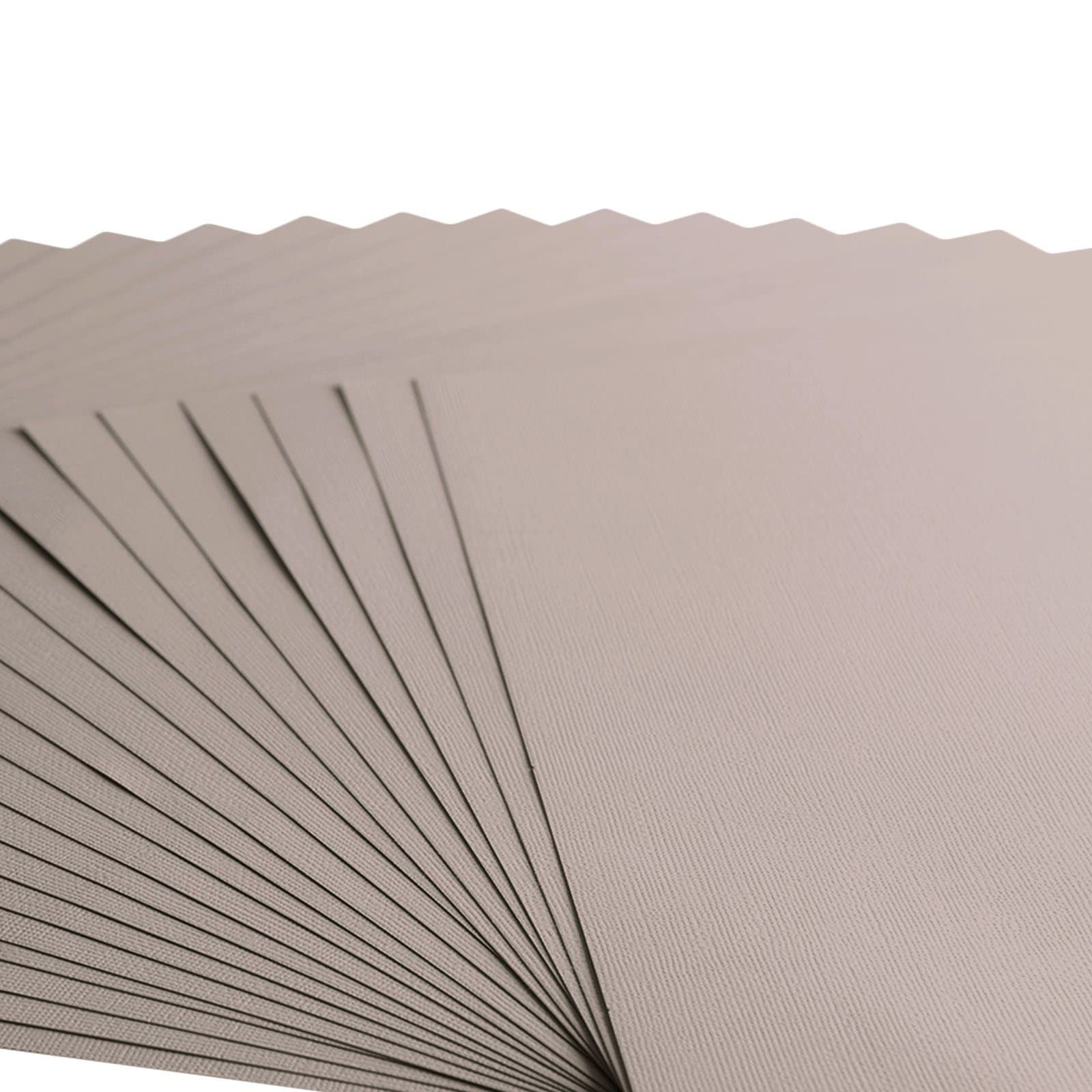 Florence Cardstock Textured, Coloured Card Making Supplies 12 x 12 inch, Grey, 20 Sheets - Image 4