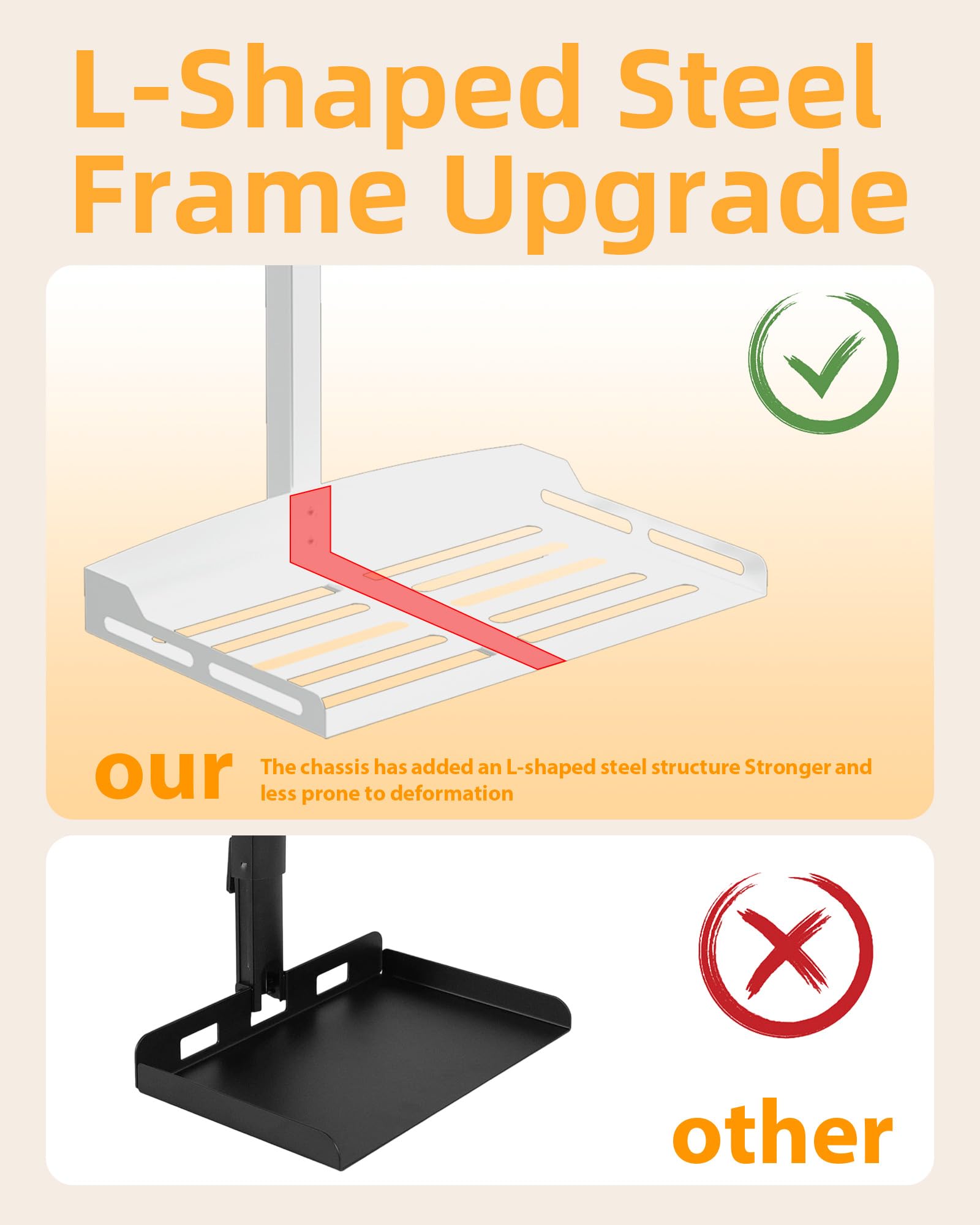 Supporto da soffitto per proiettore, robusto e girevole a 360° per proiezione senza interruzioni, perfetto per l'installazione di home theater o ufficio