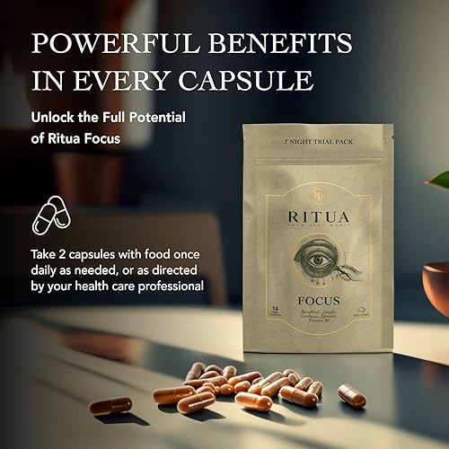 Miniatura 5 de Suplemento de hongos nootrópicos Wellness, paquete de prueba de 7 días, suplemento cerebral para mejorar la memoria y la concentración, contiene