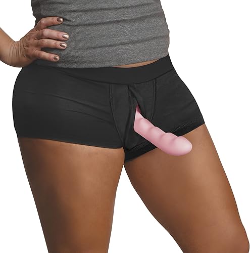 Strap U Incognito - Arnés tipo bóxer con junta tórica oculta para hombres, mujeres y parejas. Arnés tipo bóxer de incógnito universal oculto, 1