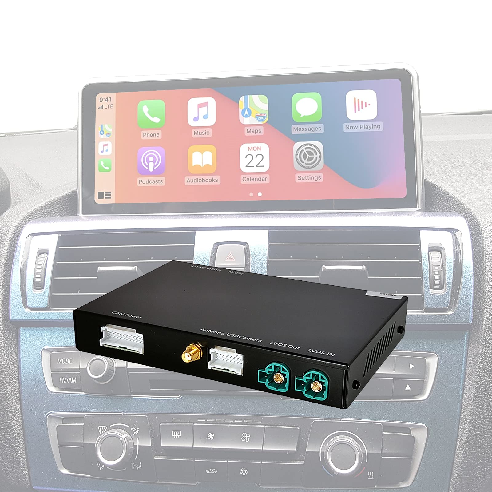 Buy Wireless Carplay Retrofit Kit Decoder for BMW 1/2/3/4 Series with
