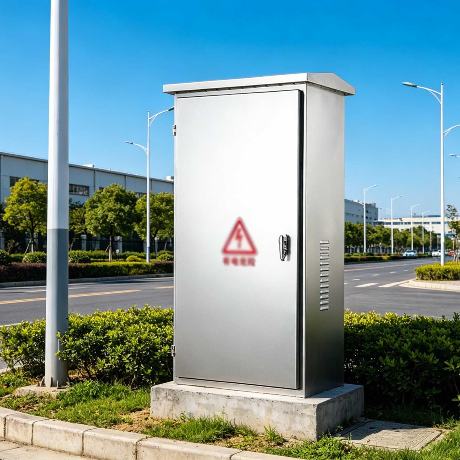 Armario Eléctrico Exterior Acero Inoxidable 304 Cuadro Distribución Impermeable Caja Conexiones Bisagra Uso Industrial Comercial(80X60X20cm)