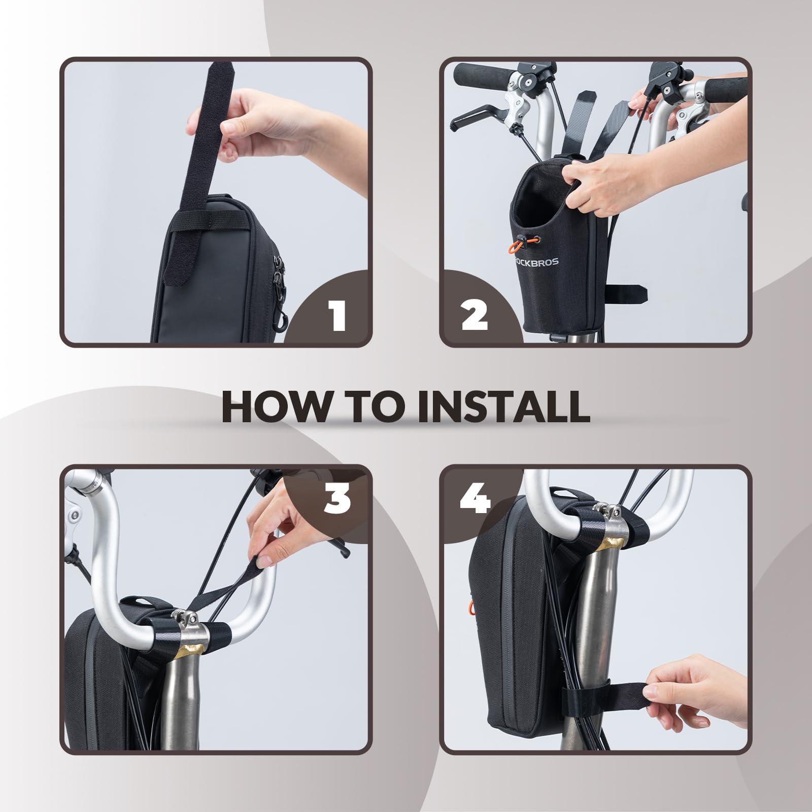 Bolsa de scooter eléctrico Bolsa de marco de bicicleta Bolsa de botella de agua de bicicleta 1.5L Gran capacidad Instalación rápida para bicicletas de montaña E-Scooters y bicicletas 7