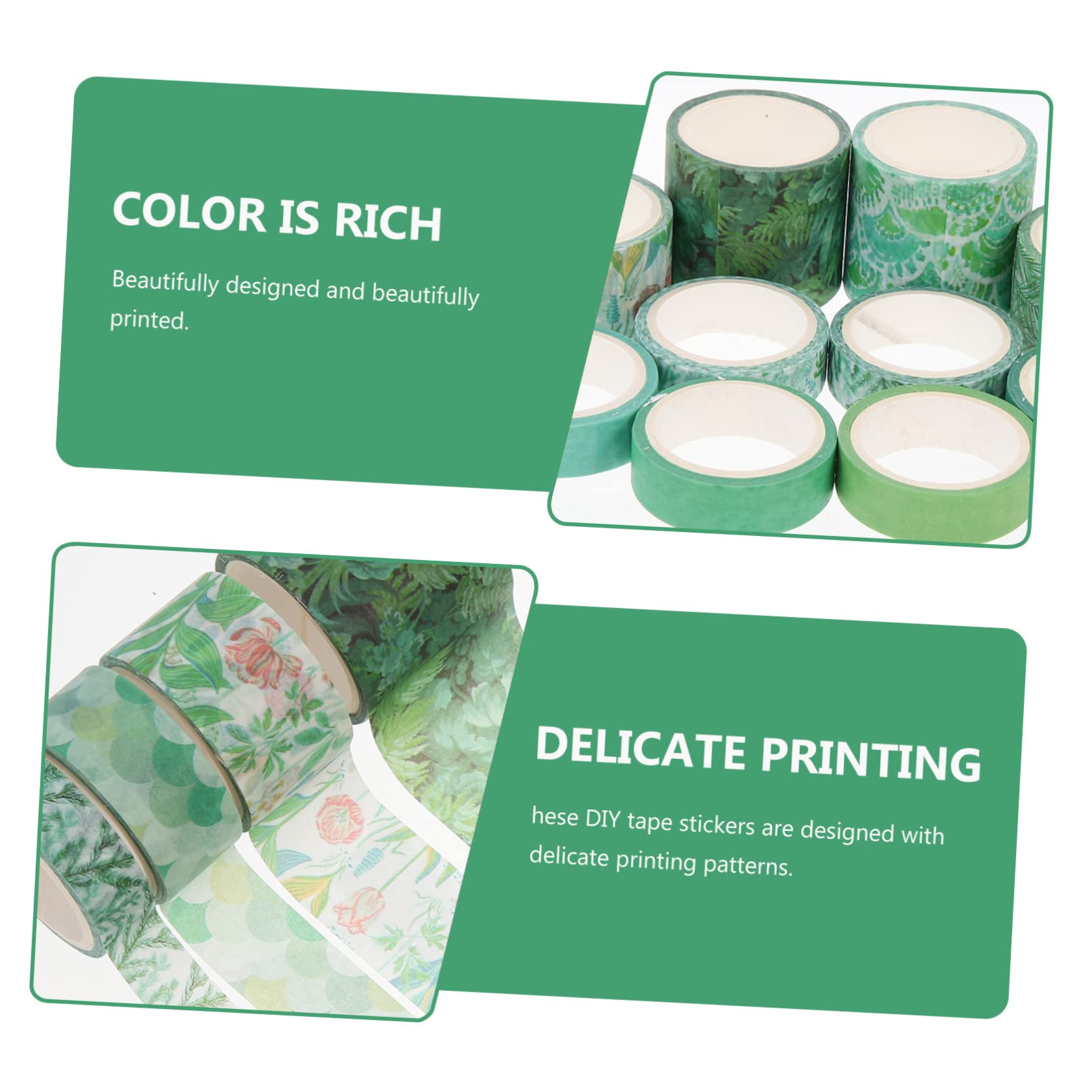 SHINEOFI 36rotoli Nastro Adesivo Colorato Washi Per Scrapbooking e Fai Da Te Di Tapes Decorativi Per Diari Album e Attività Creative Design Vivaci e Materiale Di Alta Qualità