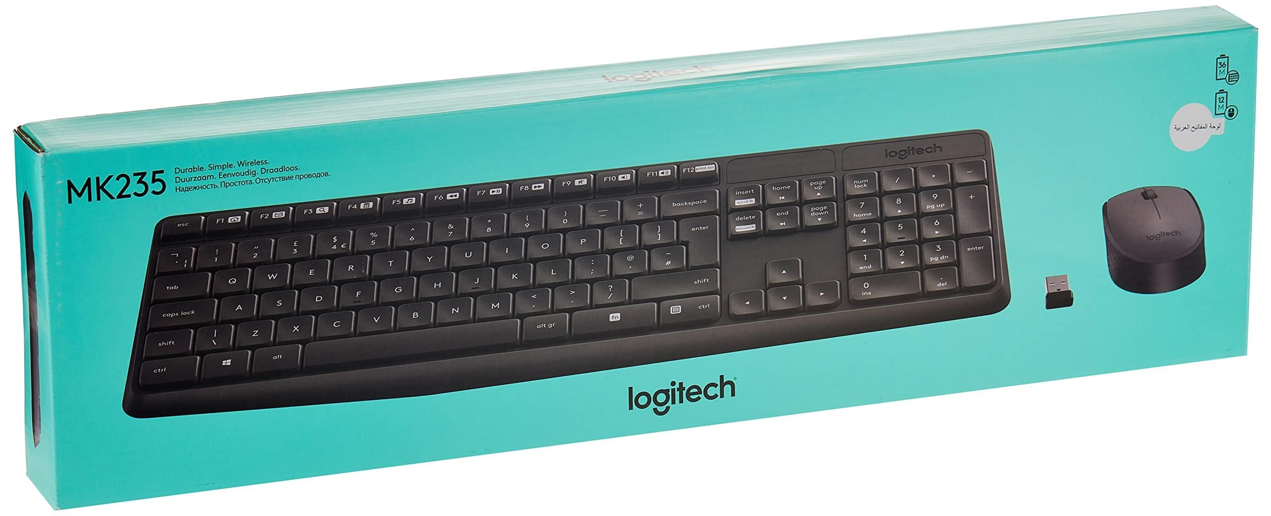 Mouse Wireless Mk235 Logitech Logitech MK235 Wireless Keyboard And