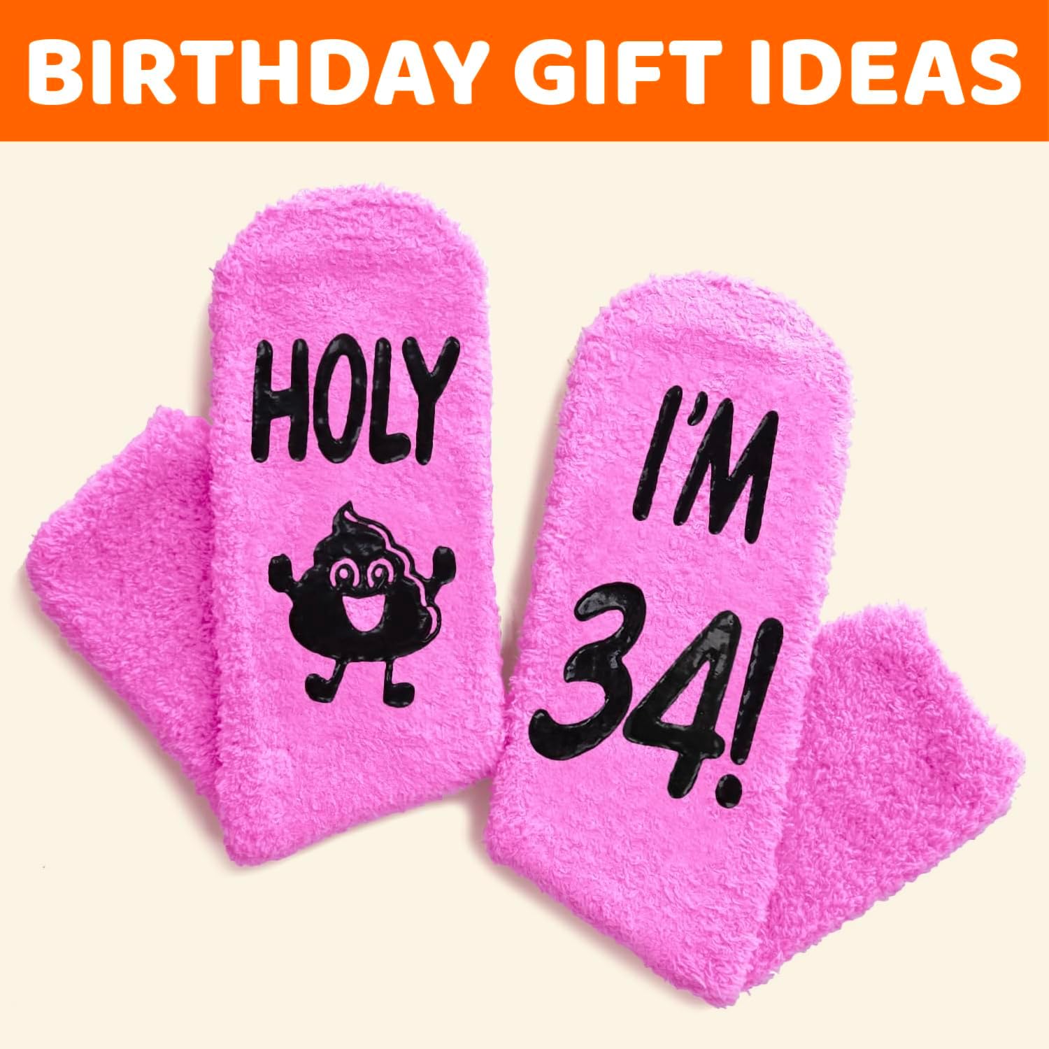 HAPPYPOP Birthday Socks for Women - Best Gifts for Her in 31 32 33 34 35 36 37 38 39 40 Year - Image 6