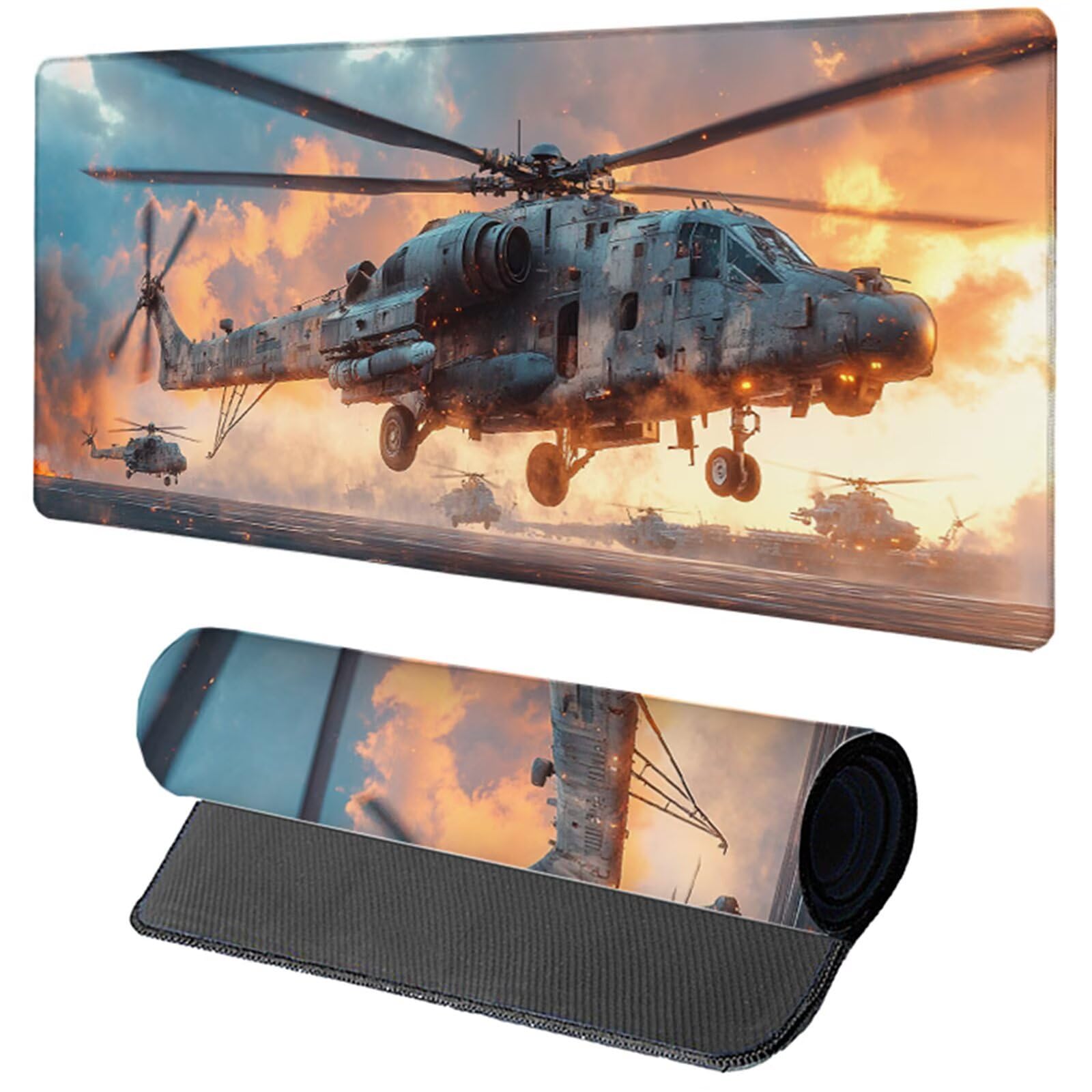 Tappetino Mouse Gaming Grigio Tappetino Mouse XXL 1600x800x3mm, Mousepad Aereo Sottomano Scrivania Grande con Bordi Cuciti per Pad PC Accessori Gaming, Ufficio Accessori Scrivania, Regalo 7-4221