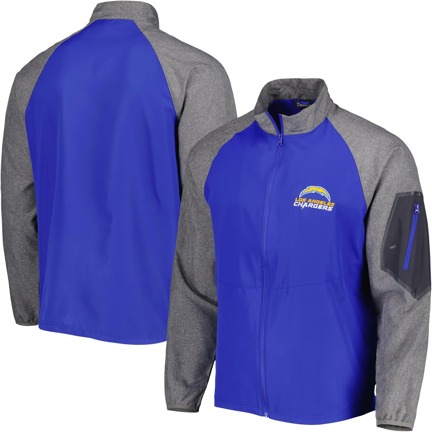 Dunbrooke Men's NFL Hurricane Raglan Full-Zip Windbreaker Jacket