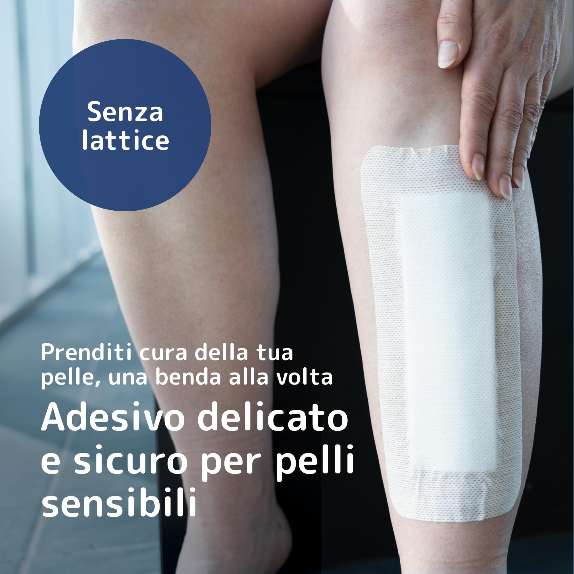 ABENA Medicazione sterile per ferite, 10x20 cm | Confezione da 40 pezzi | Adatte per tagli e ferite | Assorbente | Bianca | Adatto per pelli sensibili