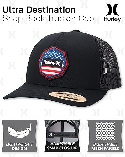 Miniatura 2 de Hurley Gorro para hombre - Gorra de camionero Ultra Destination Snap Back