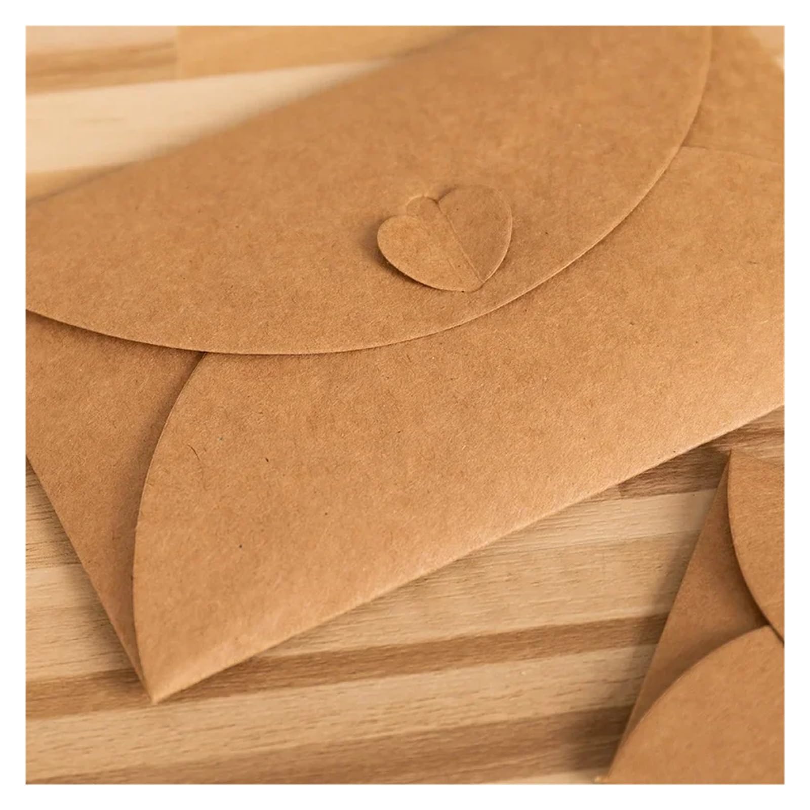 kraftpapier briefumschläge 50pcs/set Envelope 250g Kraft Paper Love Buckle Envelopes For Wedding Invitation Business Supplies Stationery Packing(50pcs 17.4x11cm)