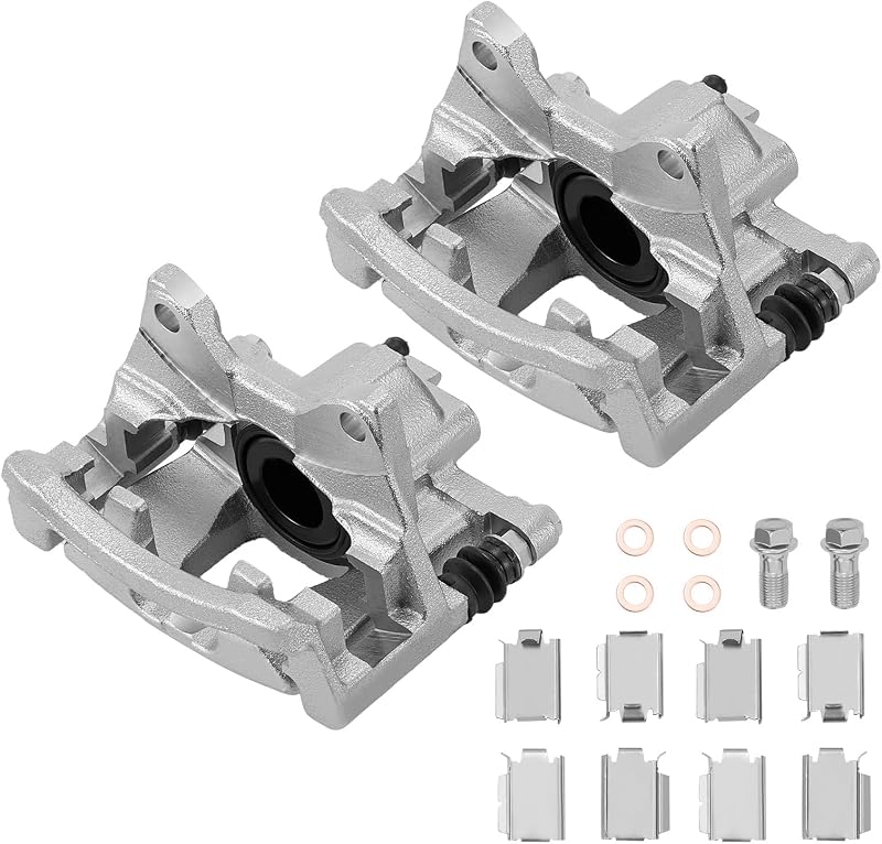 Conjunto de pinças de freio traseiras SYKRSS para Dodge Nitro, Jeep Liberty e Wrangler – 2 unidades