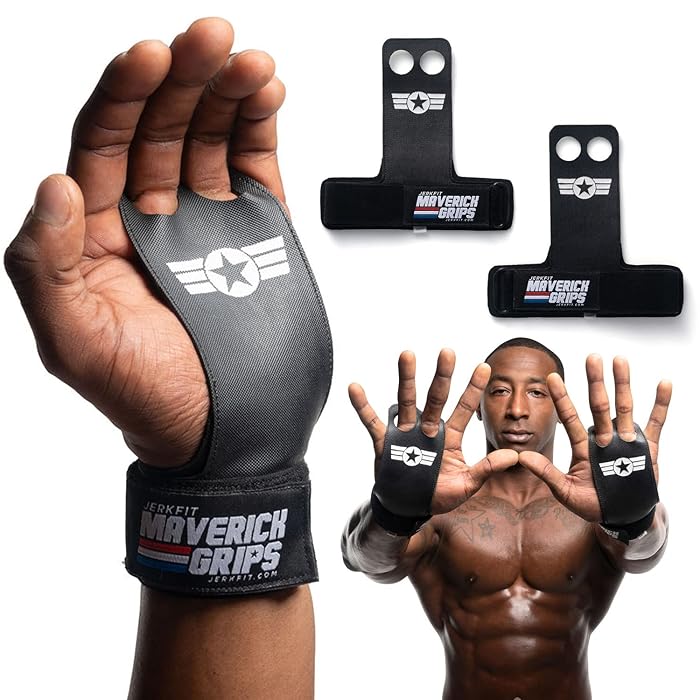 Buy JerkFit Maverick Grips, 2 Hole Hand Grips for Cross Training