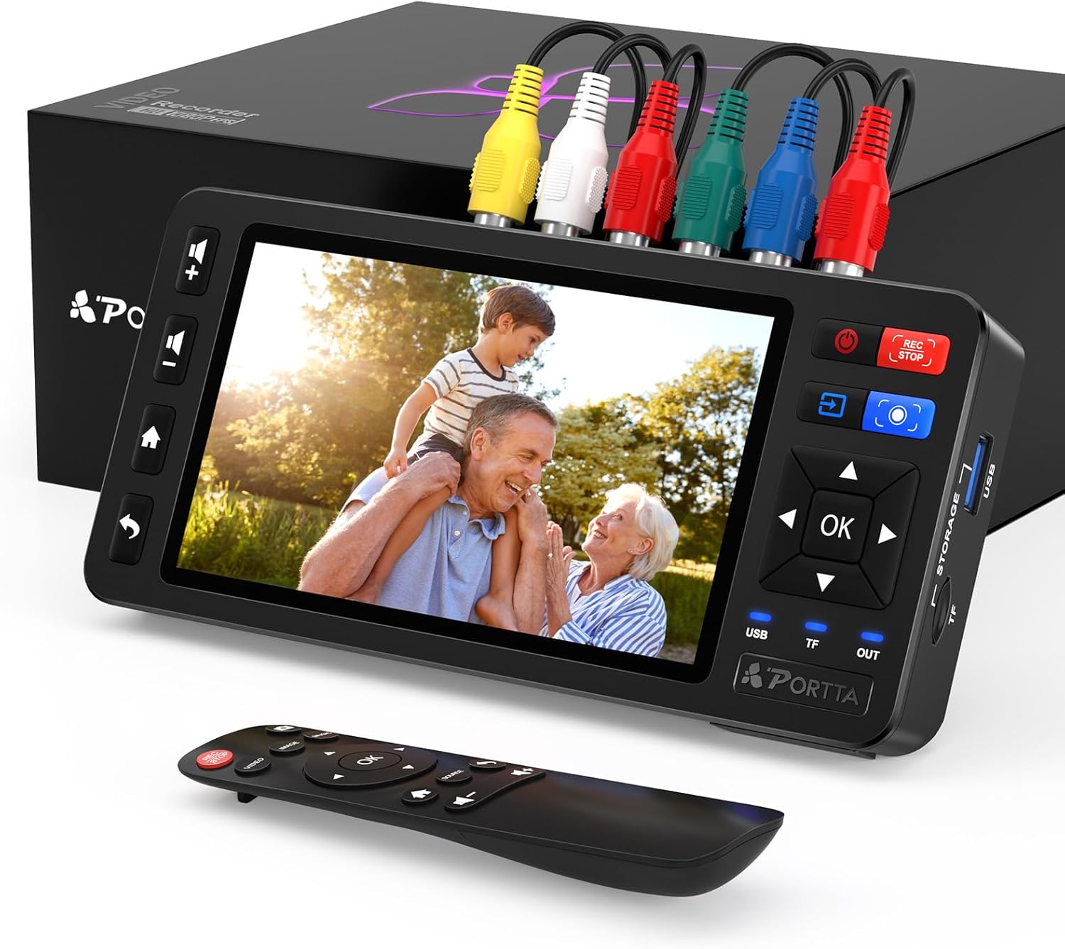 Portta VD22P VHS to Digital Converter with 5