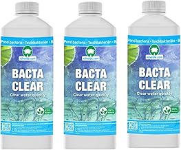 vdvelde.com - BACTA Clear Teichbakterien - 3 Stück - - 1 pro 1.000 bis 20.000 L- 100% ökologisch: schnell klares Wasser- Sicher für Menschen, Pflanzen und Tiere